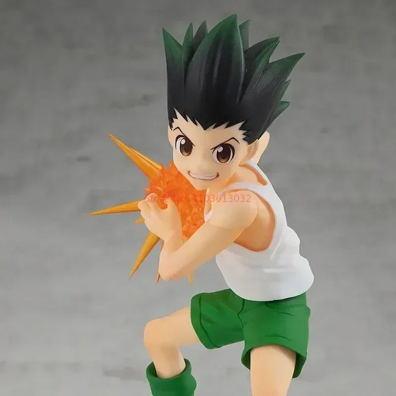 Hunter X Hunter Gon Freecss figur Anime Killua Zoldyck tokoh aksi Kurapika patung koleksi Model anak hadiah Natal