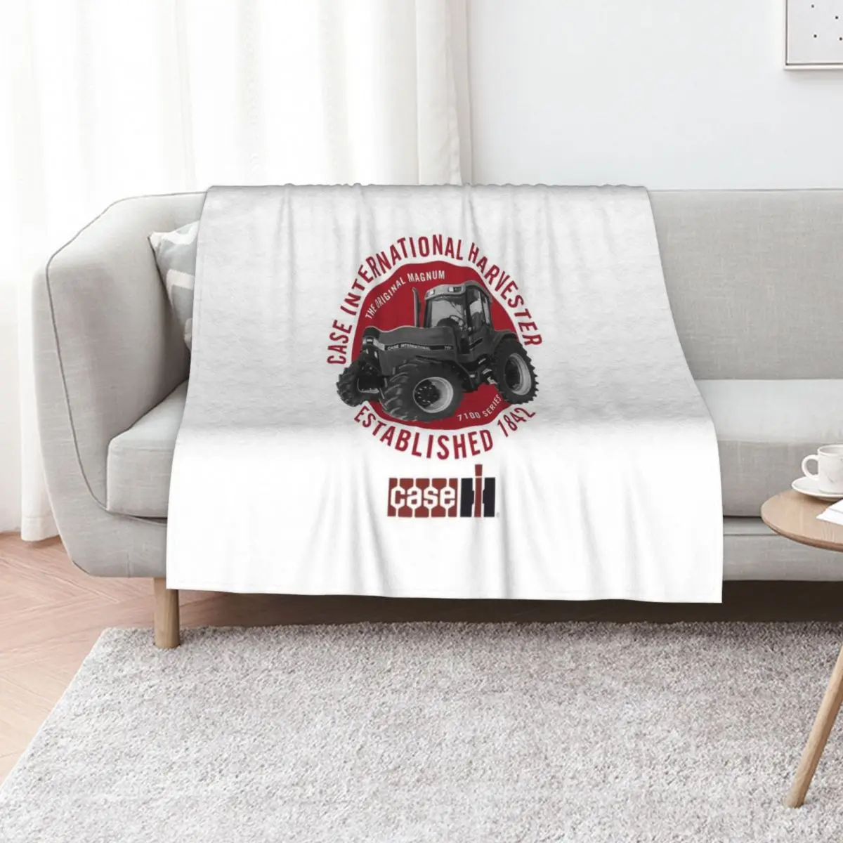

IH Tractor Throw Blanket funny gift Designers Blankets For Sofas For Sofa Thin Blankets