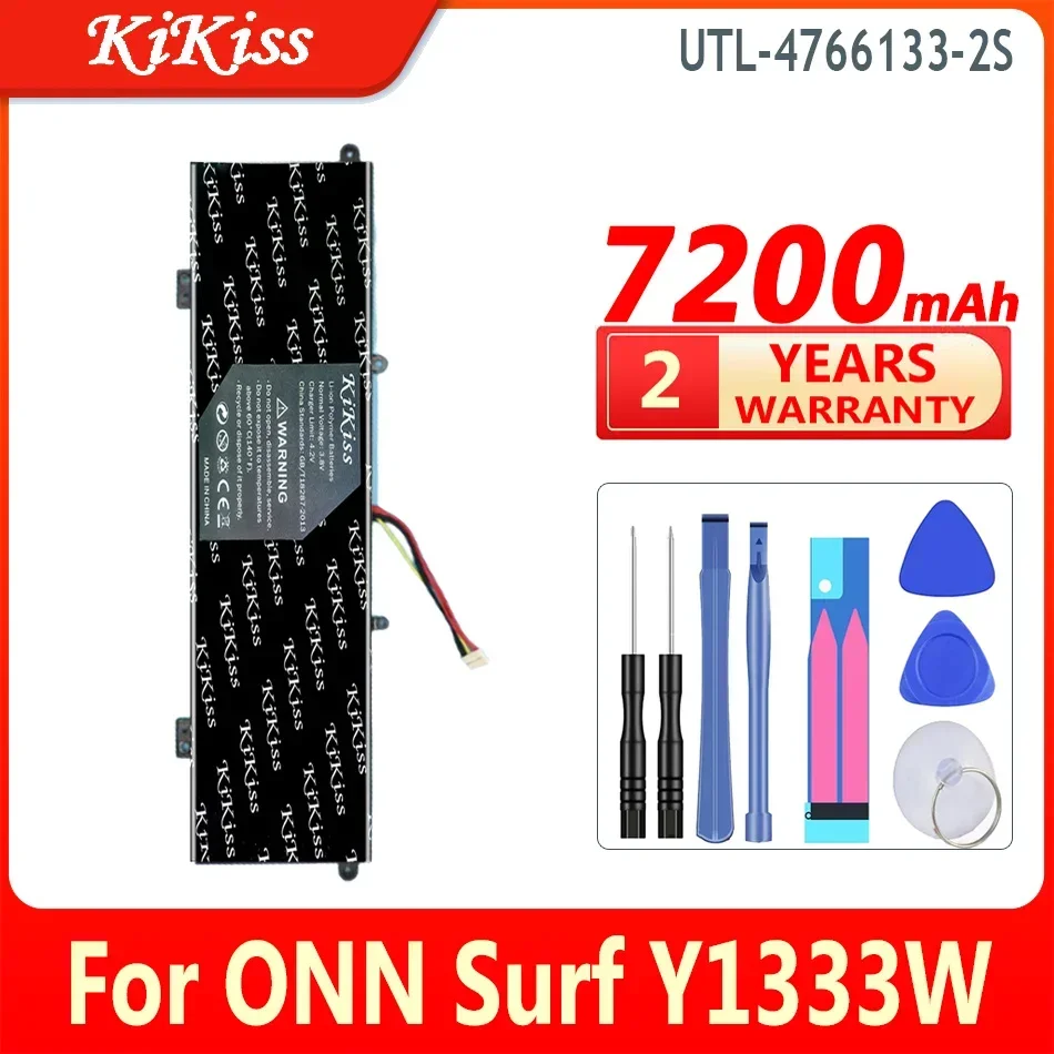 

Аккумулятор 7200 мАч KiKiss UTL-4766133-2S 5072300P для Haier Leadpie M1 для ONN Surf 100002434 100003497 Y1333W WU133W K1412W