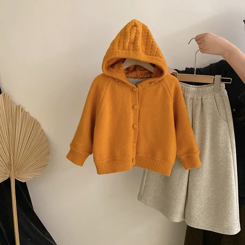 coreano-para-meninas-outono-e-inverno-nova-tendencia-de-malha-com-capuz-solido-topo-2025-versatil-veludo-calcas-casuais-conjunto-de-duas-pecas