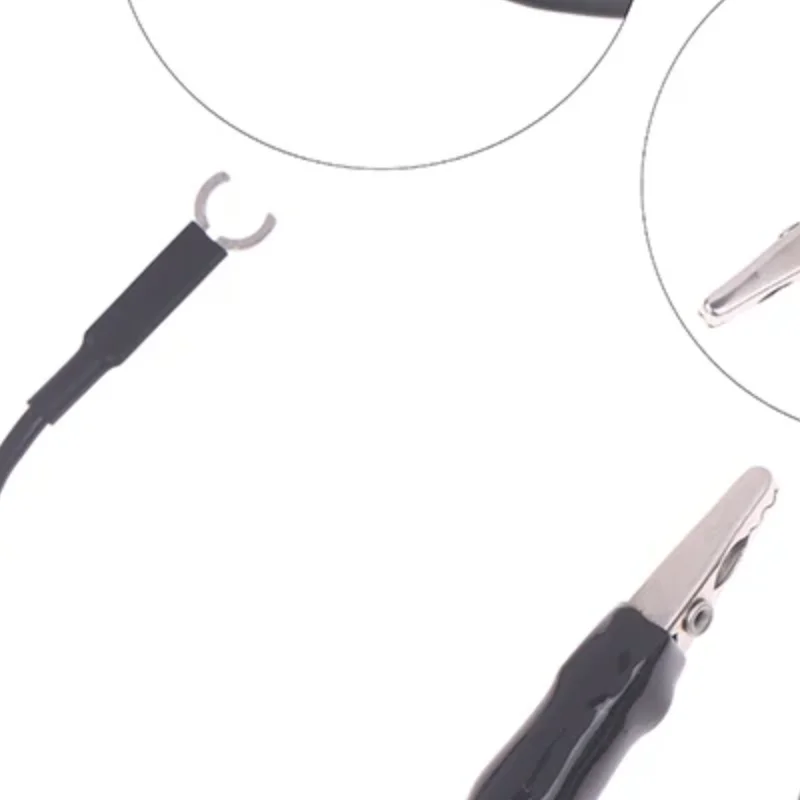 2Pcs 오실로스코프 프로브 접지선 케이블 (클립 포함) 오실로스코프 액세서리 오실로스코프 프로브 접지선 ﻿