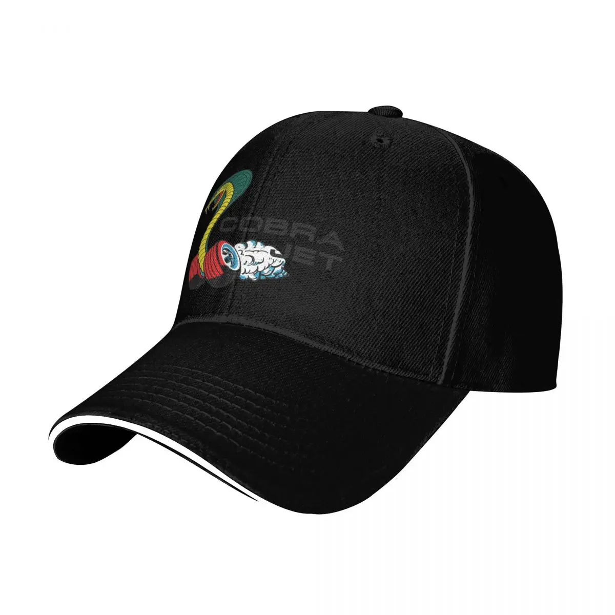 Cobra Jet - sixties blue oval musclecar and drag racing emblem. Baseball Cap Men Women Casual Summer Sport Sun Cap