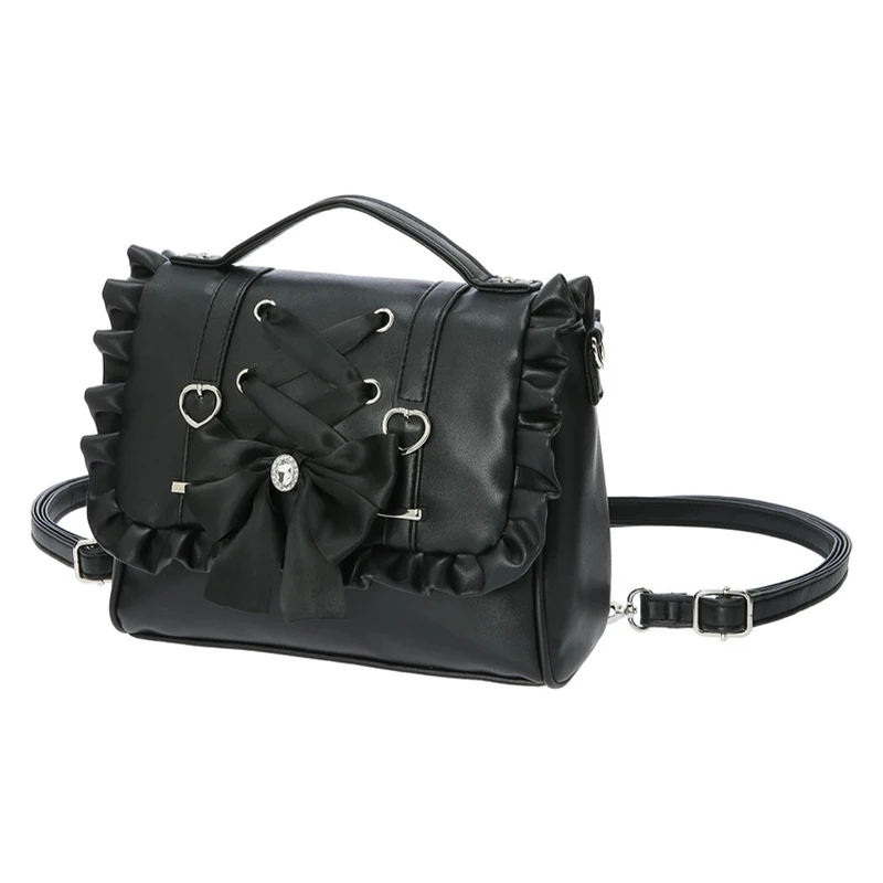 Bag For Woman Lolita Cosplay Accessories Y2K Crossbody Bag Shoulder Bag Pink Cute Girl Item Original Brand Bag 2025 Novelty New