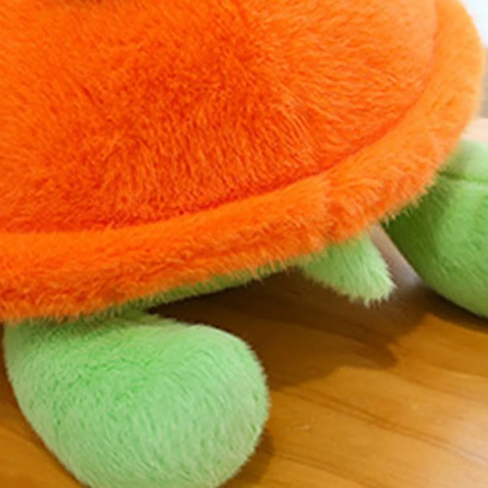 

Girl Sleeping Persimmon Tortoise Toys Fluffy Pumpkin Turtle Stuffed Soft Cartoon Turtle Animal Birthday Christmas