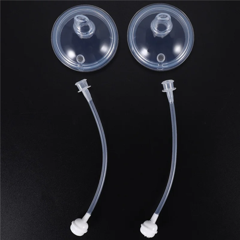 6 قطع من حلمات صنبور سيبي لزجاجة الأطفال كوموتومو وزجاجة أطفال ميسون سهلة التنظيف ومقاومة للانسكاب، قطر 7 سم