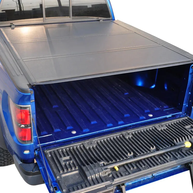 

LIYUAN Hard Low Profile Trifold Aluminum Tonneau for 2015 2020 F150 Pickup Cover 5.5'bed