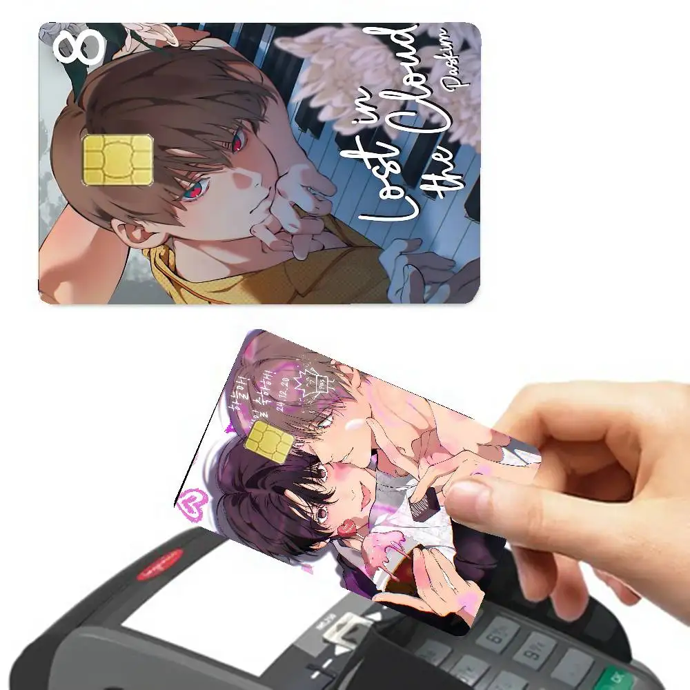 Lost In The Cloud 2024 أنيمي الكرتون الجلد ملصقات فيلم الشريط الحال بالنسبة لبطاقة الخصم الائتمانية الكبيرة الجانب الأمامي