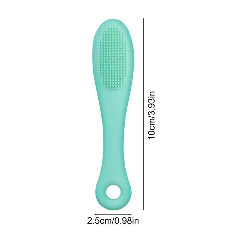 Cat Chin Brush Soft Silicone Grooming Chin Scrubber Non-Slip Multifunctional Finger Pet Supplies Cleaning Brush for Cats & Dogs