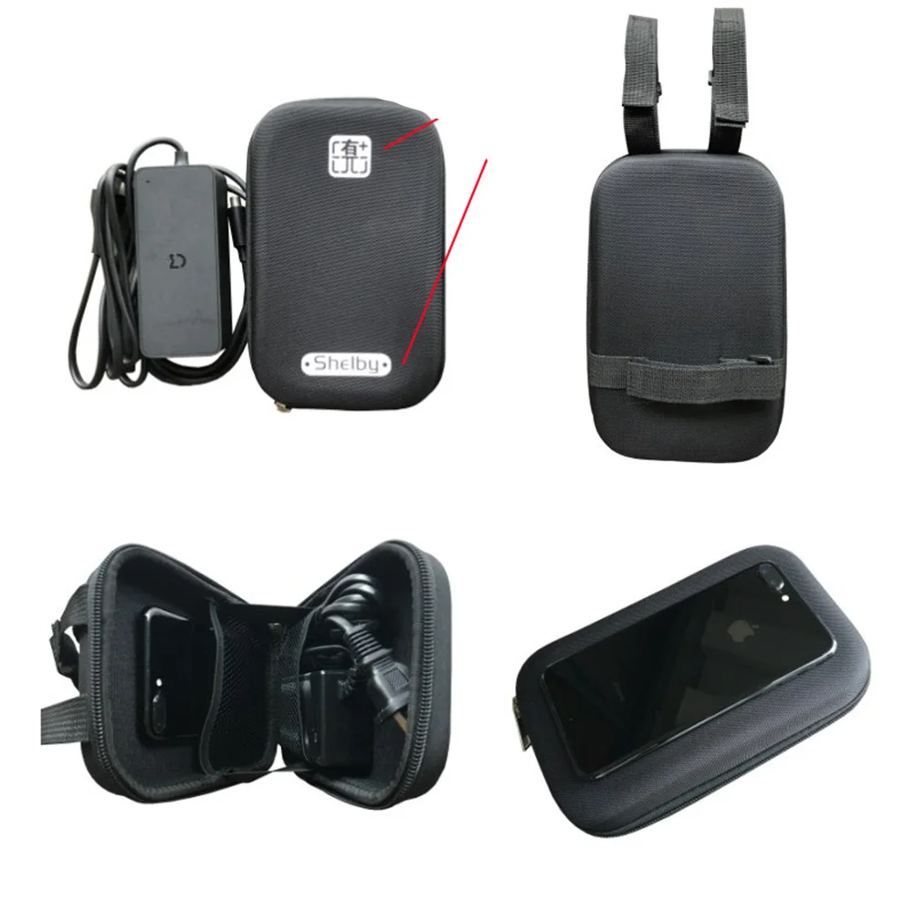 

1Pcs Front Bike Handlebar Bag Black Thick Cloth Adjustable Strap Durable Cycling Saddlebag Handlebar Bag Bike Saddlebag