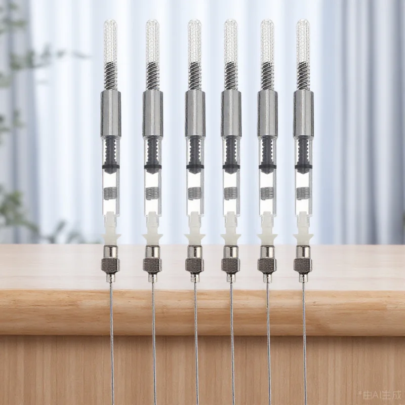 

6Pcs Premium Material Fountain Pen Ink Syringe Devices Easy Disassemble Clean Install Student Stationery Supplies