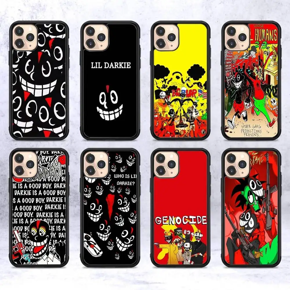 

L-Lil D-Darkie Phone Case Silicone PC+TPU For For IPhone 11 12 13 14 15 16 Plus Pro Max Cover
