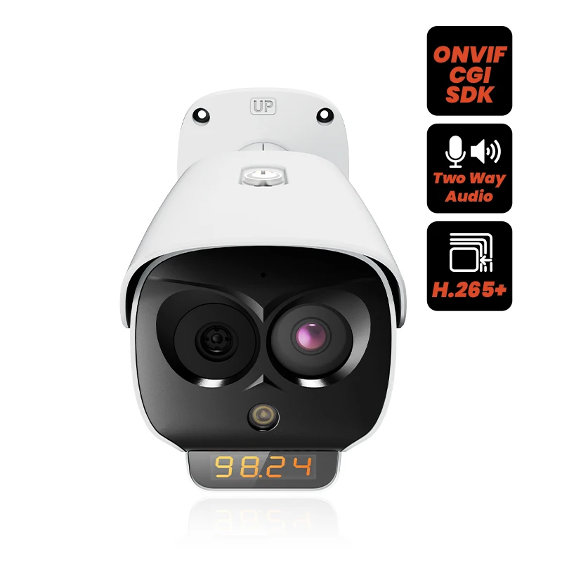 Facial face recognition thermal cctv detection imaging imager camera thermo thermographic heat temperature body thermal camera