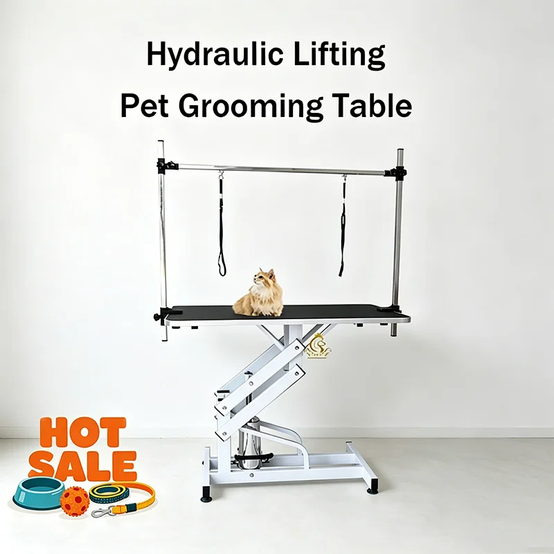 EUR PET High Load-bearing Pet Grooming Table Adjustable Height Anti-static Dog Grooming Desk With Stainless Steel Arm