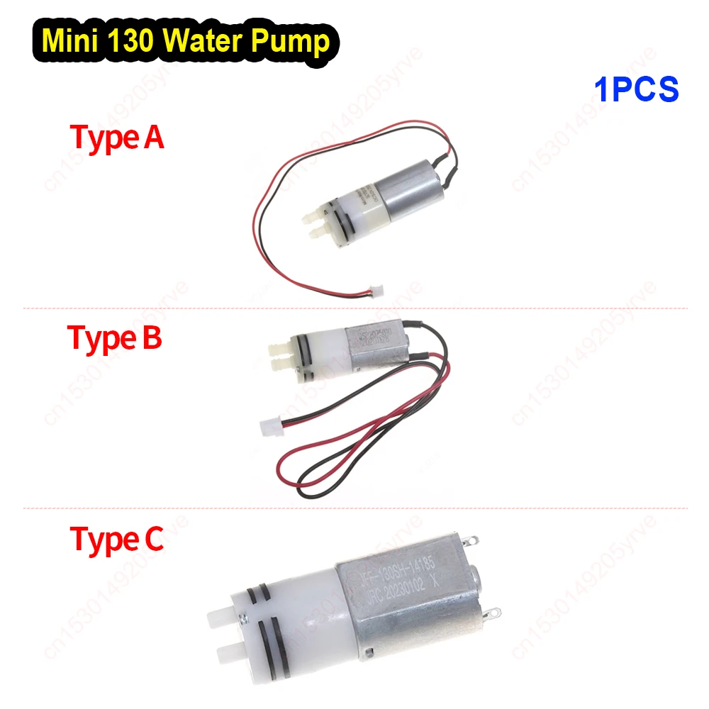 Mini 130 Water Pump DC 3V-12V Micro Diaphragm Water Pump Self-Priming Pump Water for Absorption Model
