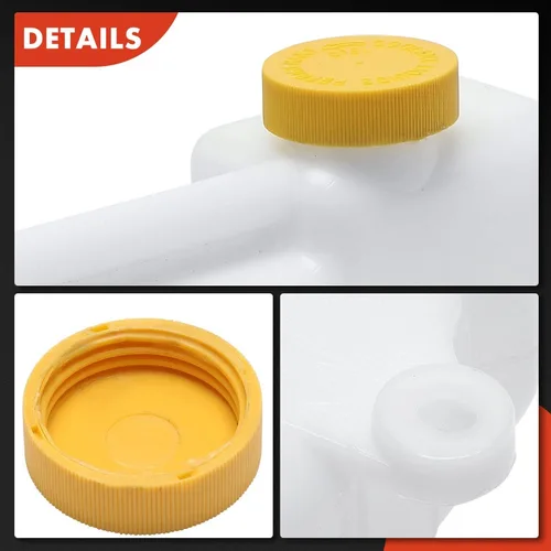 Imagen 2 del producto Tanque de depósito de recuperación de desbordamiento de refrigerante de motor con tapa para Mitsubishi L200 2008-2015 Montero Sport 2005-2015 MN 135072