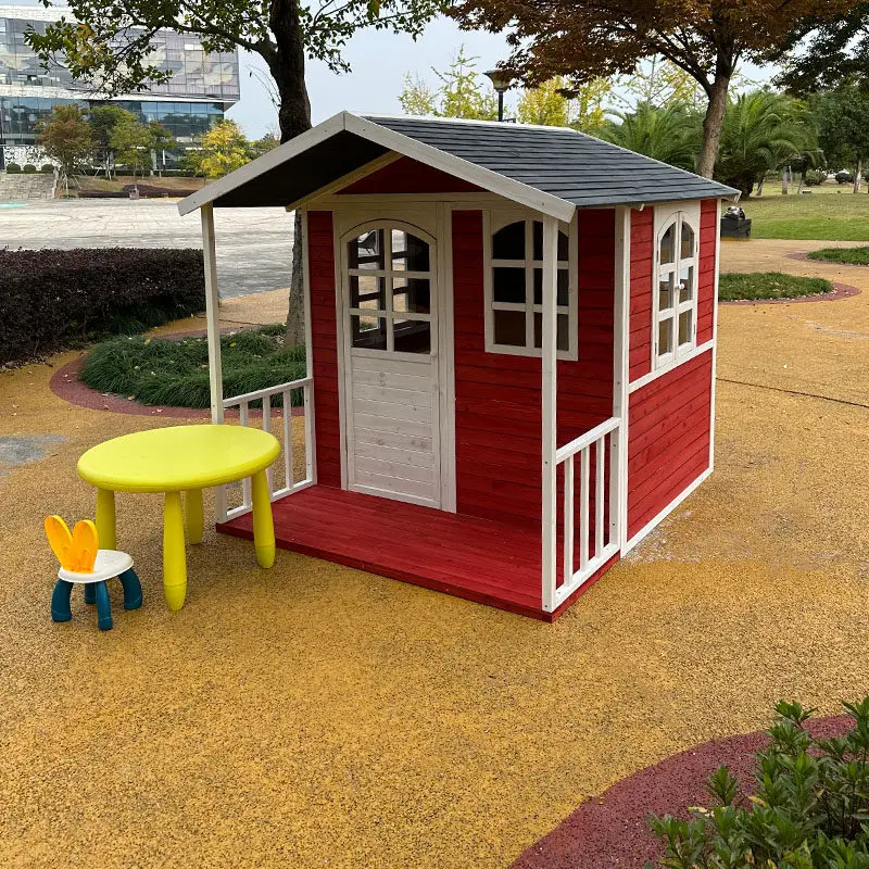Kindergarten Children Cabins Outdoor Tents Toy Houses Wooden Houses Castle Camping Assembled Treehouses Large Play Rooms