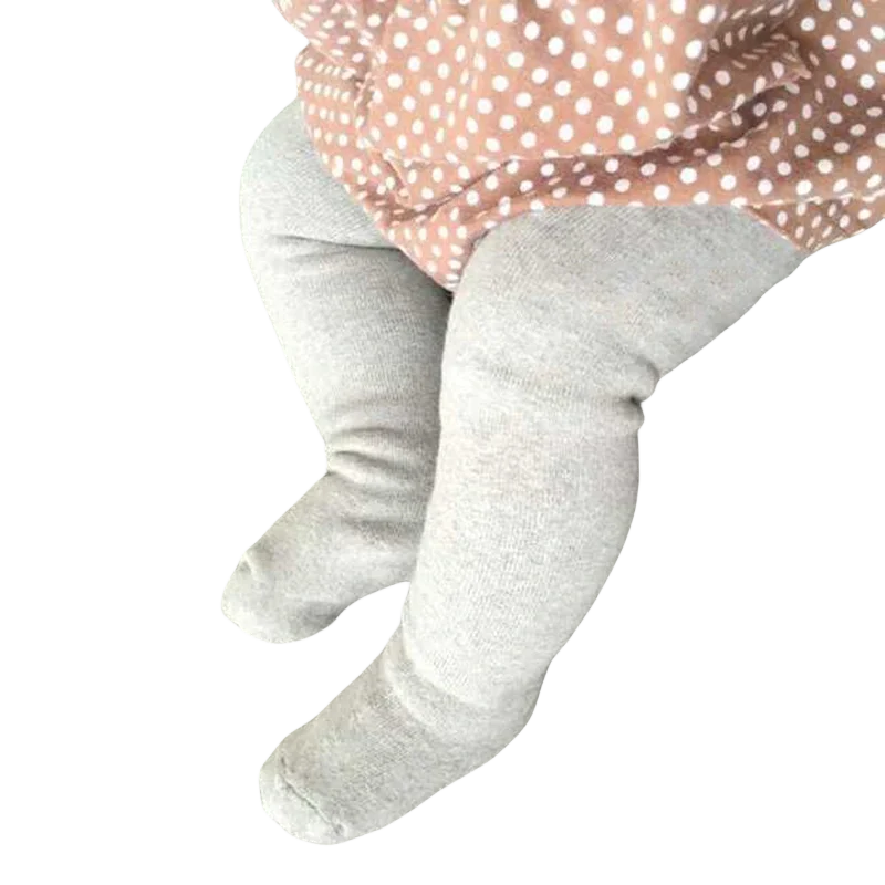 Winter 0-8 Years Children Girls Combed Cotton Thickning Pantyhose Baby Kids Warm Pants Solid Color Terry Soft Comfortable Tights