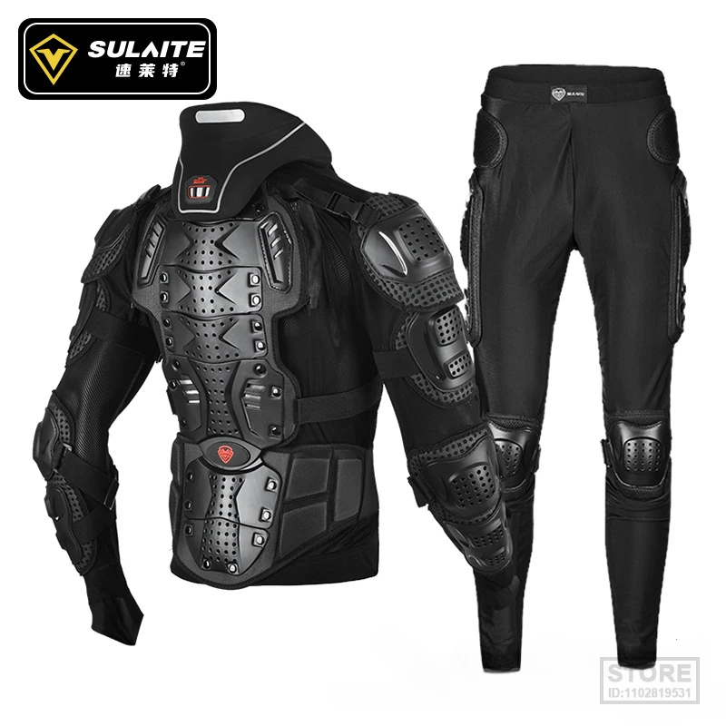 

SULAITE Motorcycle Jackets Men's Full Body Armor Protection Motocross Enduro Racing Moto Protective Equipment Clothes