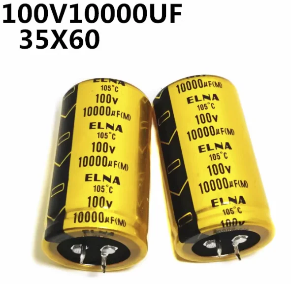 2 Stuks Koorts Audio Versterker Filter Condensator 50V 63V 80V 100V 10000Uf 15000Uf 22000Uf 35X50Mm 35X60Mm 35X70Mm 35X80Mm 35X80Mm