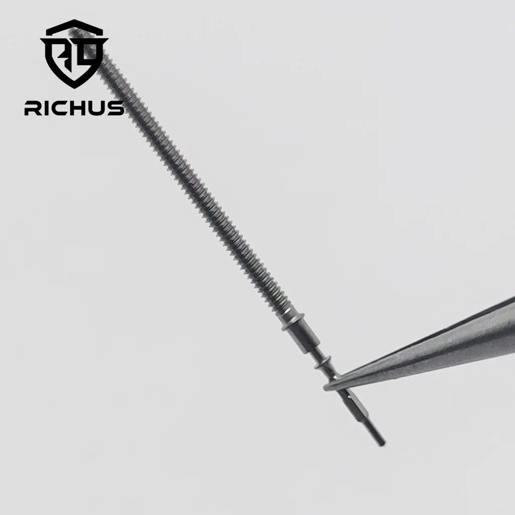 RICHUS VH31 Watch Stem Stainless Steel Fit VH31 VH60 VH61 VH63 VH64 VH65 VH67 VH68 VH83 VH88 VJ24  Watch Parts Crown Stem - view 6