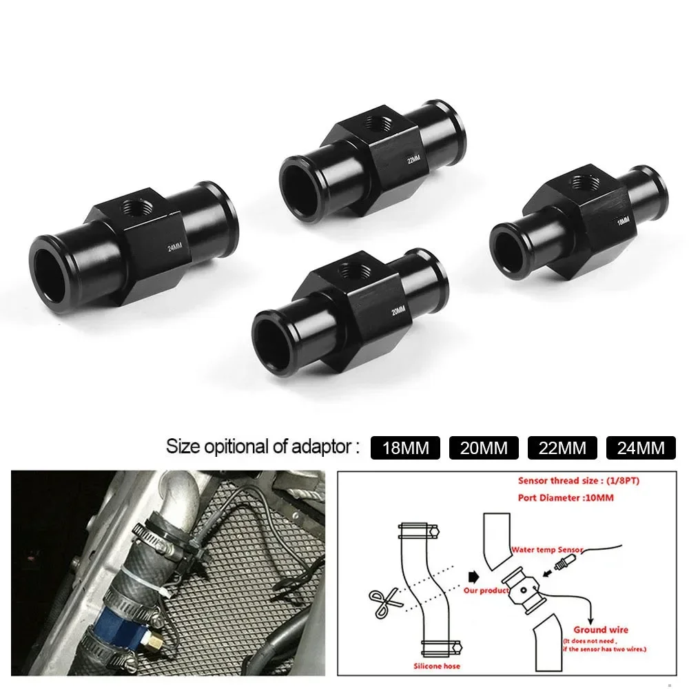 

Universal 18mm 20mm 22mm 24mmMotorcycle Water Temp Temperature sensor Joint Pipe Hose Sensor Gauge Adapter sensor de temperatura