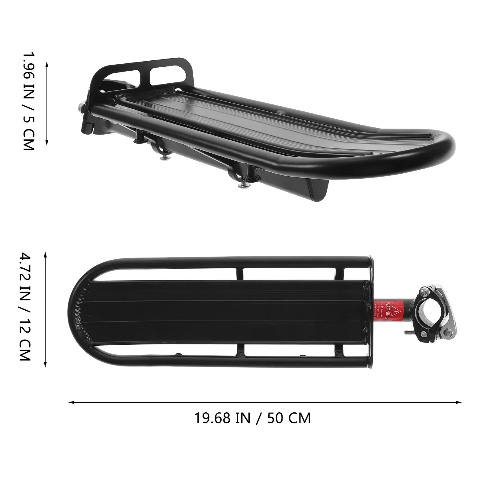 

1 Set Of 30-50Cm Quick Release Rear Bike Rack Aluminum Alloy Cargo Carrier For Road Mountain Bikes Luggage Pannier Mount Stand