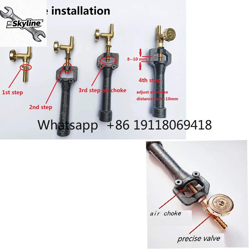 Dual Propane Gas Forge With Air Choke, High Temperature Metal Melting Furnace For Blacksmith Farrier Knife Making Casting Tools