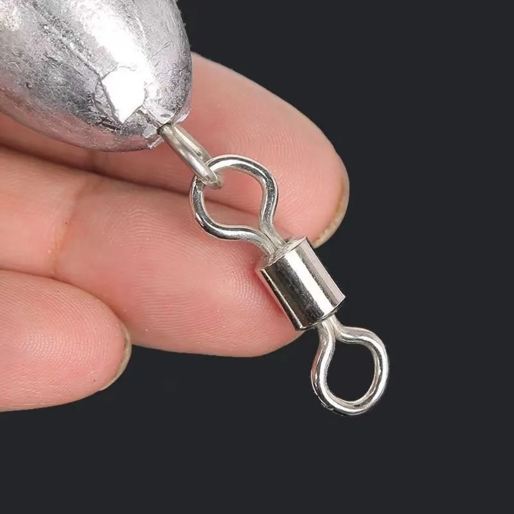 150g-500g Weight Fishing Swivel Sinkers 360° Swivel Streamlined Shape Anti-Tangle Sinkers Saltwater Resistant Universal Fit