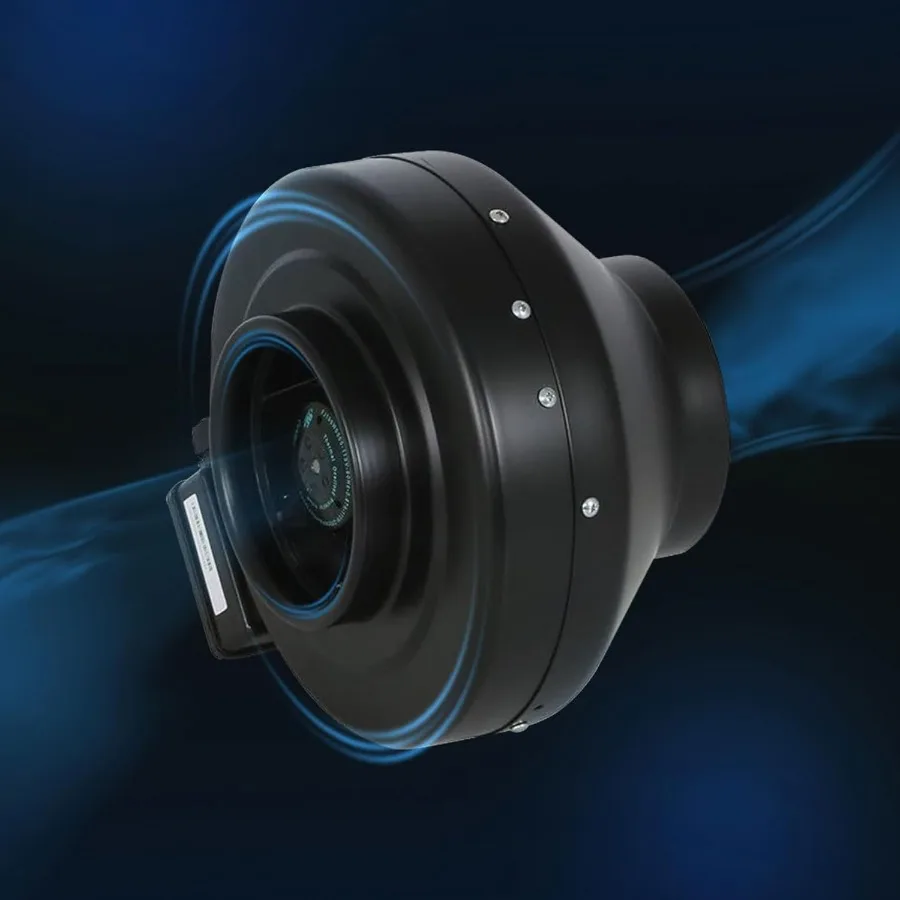 6 Commercial Grade Inline Fan for Phresh Black Ops Carbon Filters IdealAir Ducting and Clamps Titan Controls Ventilation System