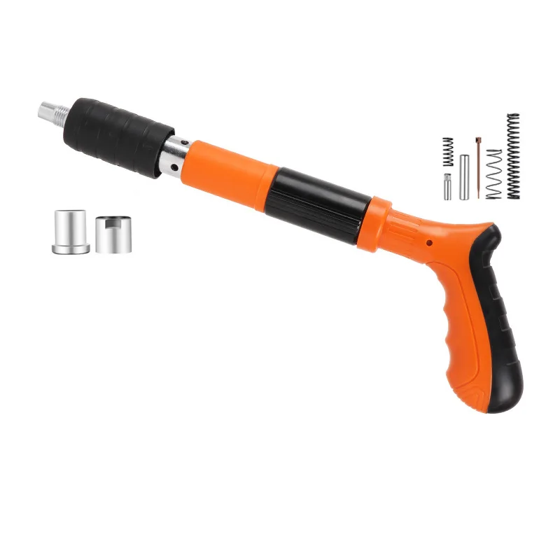 Manual Nail Gun Mini Ceiling Artifact Small Cannon Steel Nail Gun Multi-Function Rivet Air Nailer Home Wall Fastening Tool