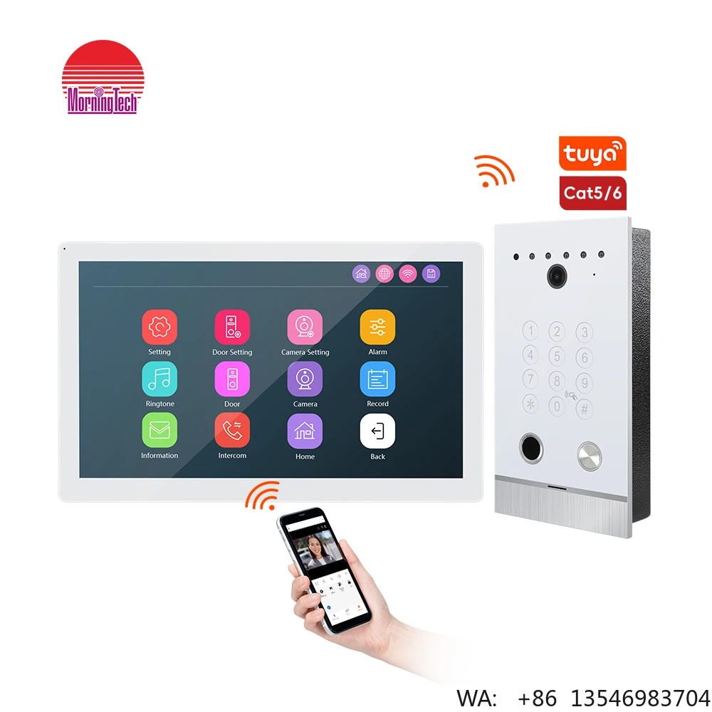 IP Video Door Phone 1080P POE Doorbell Camera 2MP/4MP POE Door Phone for Apartment Villa