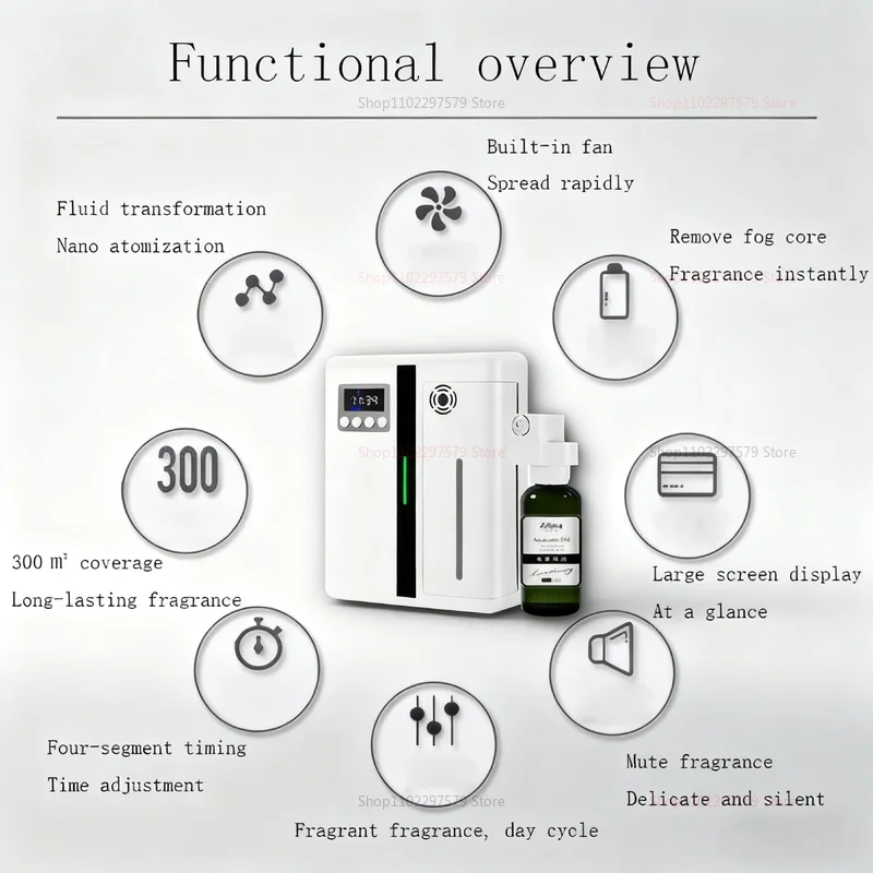 Difusor de aromaterapia Premium de 160ml, difusor de aceites esenciales inteligente para el hogar, Hotel, Spa, máquina de aromaterapia ultrasónica silenciosa