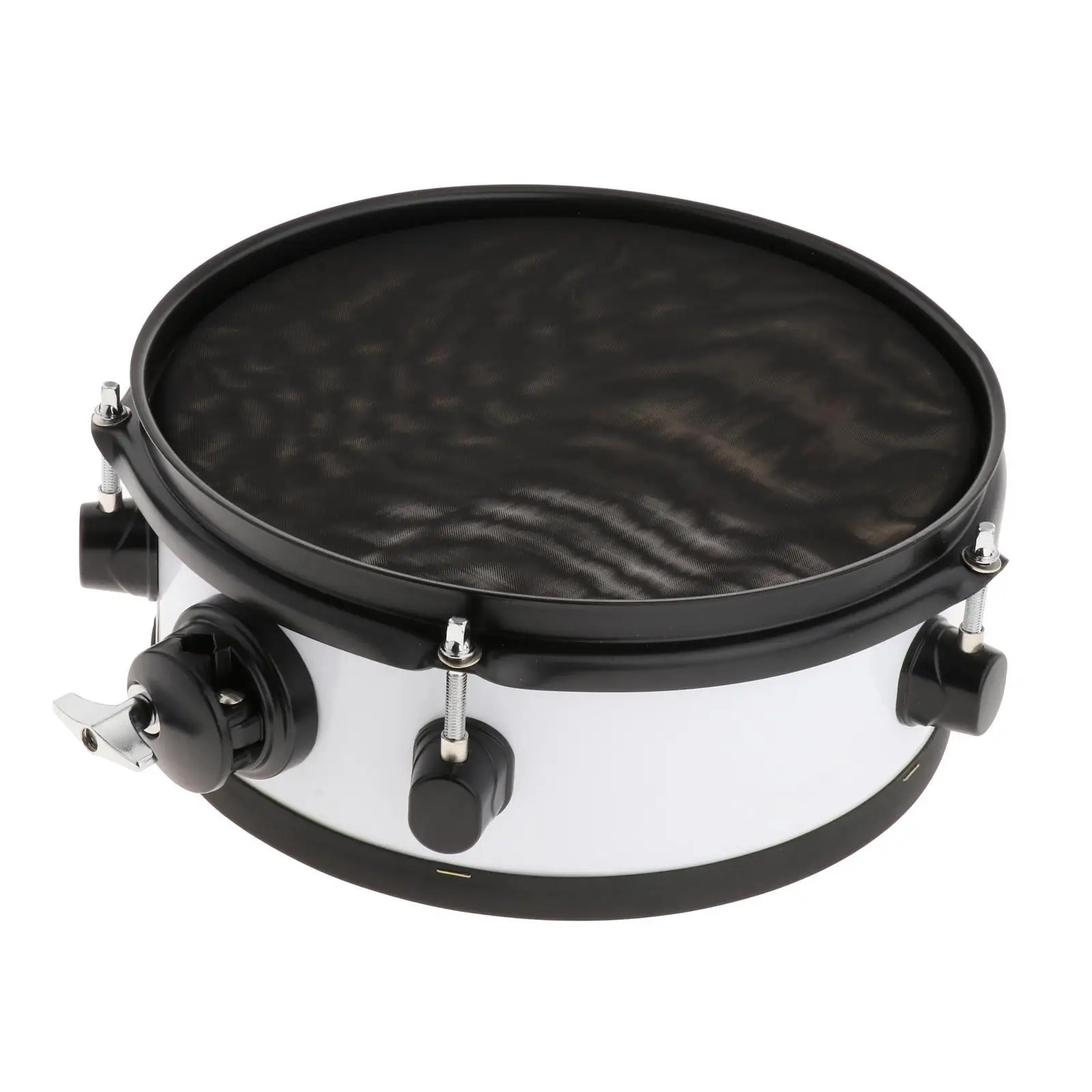 12 Inch Silent Practice Drum Acoustic Percussion Pad Snare Drum Tool for Music Students and Kids