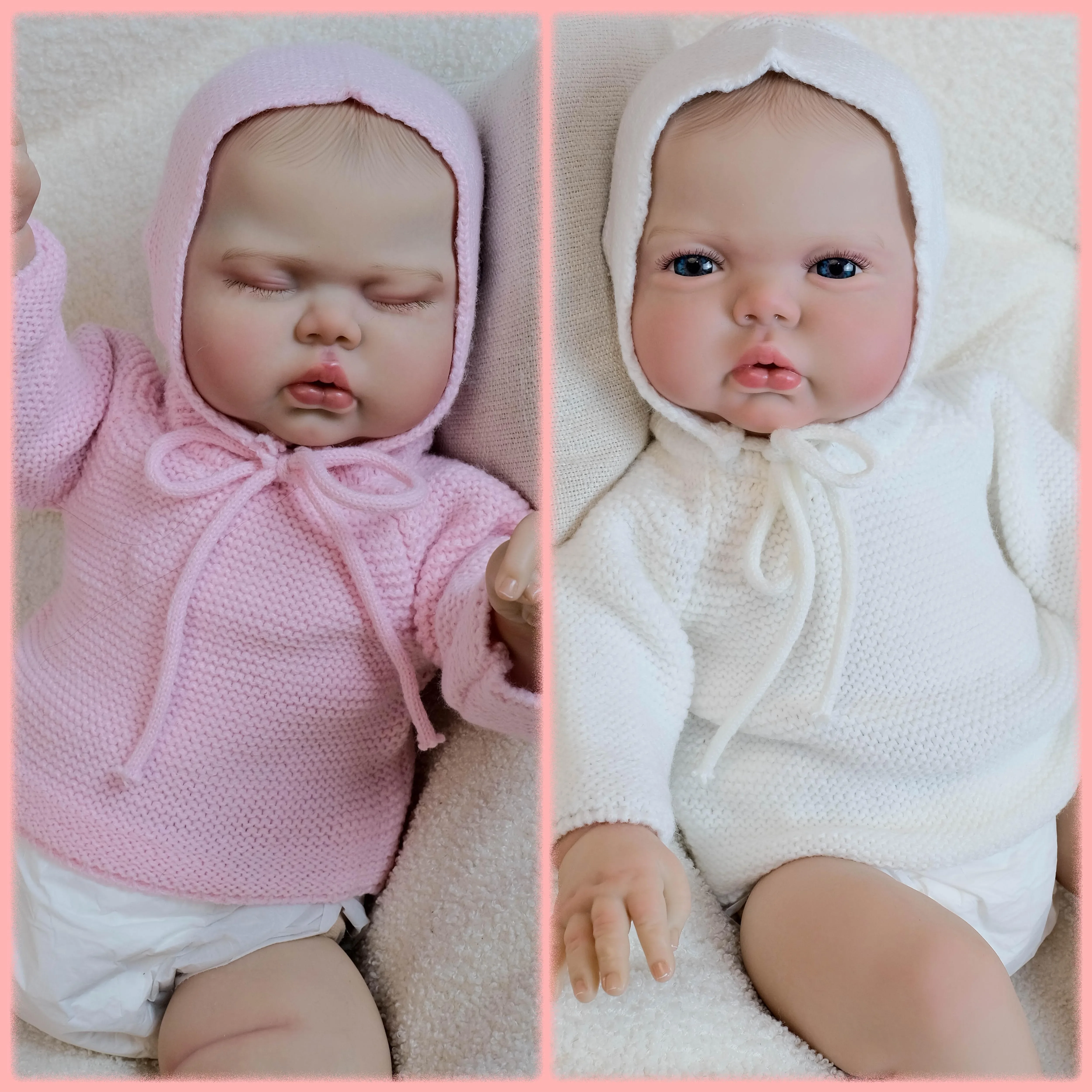 19 Polegada picles pano macio corpo reborn bebê boneca realista múltiplas camadas pintura 3d pele com veias visíveis mão desenhar cabelo