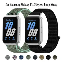 Nylon Loop Strap For Samsung Galaxy Fit 3 Watch Sport Band Replacement Bracelet For Samsung Galaxy Fit3 Wristband Accessories