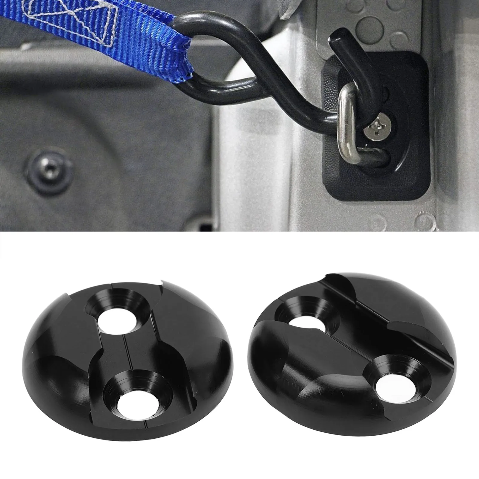 

1 Pair of Airline Rail Lashing Point Plate Aluminium Alloy Tie Down Anchor Point for Airplane Motorhomes Ambulances