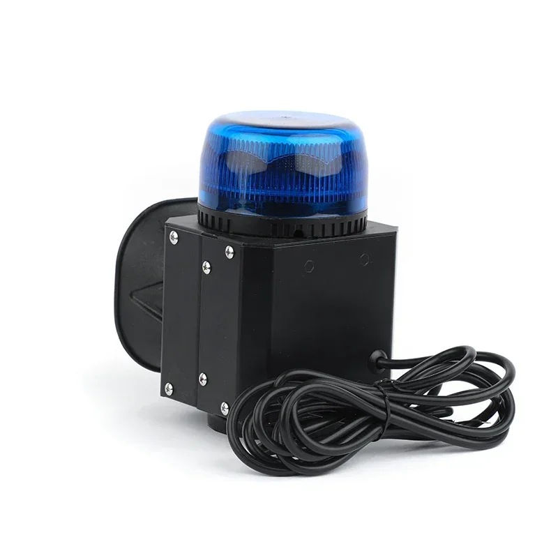 6 Waarschuwingsgeluiden Autosirene Brandweerwagen Alarm Luide Hoorn met 8 W Led Waarschuwingsbaken Noodverlichting met Aansteker