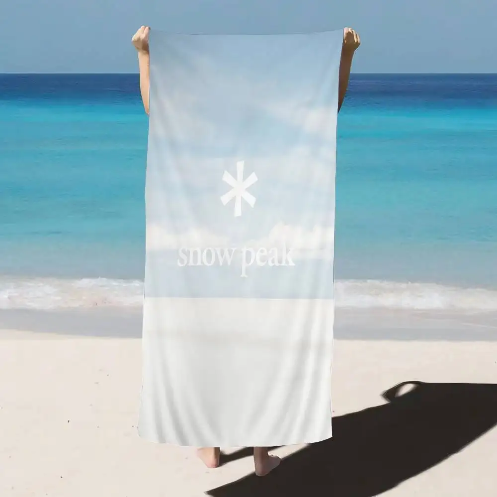 S-Snows COOL Peak Anime Beach Swimming Towel Soft Absorbent Washcloth Children's Gifts for Kids Travel Camping Gym