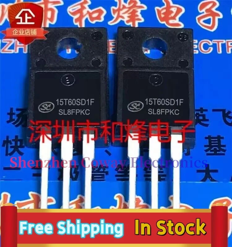 10PCS-30PCS  SGT15T60SD1F 15T60SD1F  TO-220F MOS15A 600V In Stock Fast Shipping