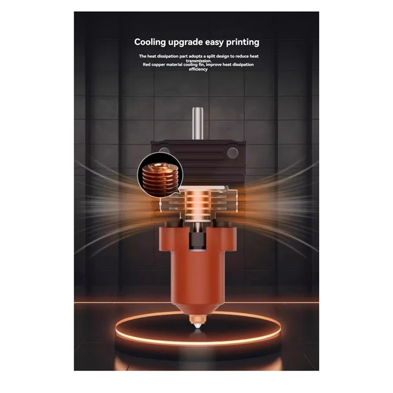 

Exquisite-For Creality K1 Series Heating Block Kit Quick-Swap Nozzle, 300°C High Temp Resistance For K1, K1C, K1-Max