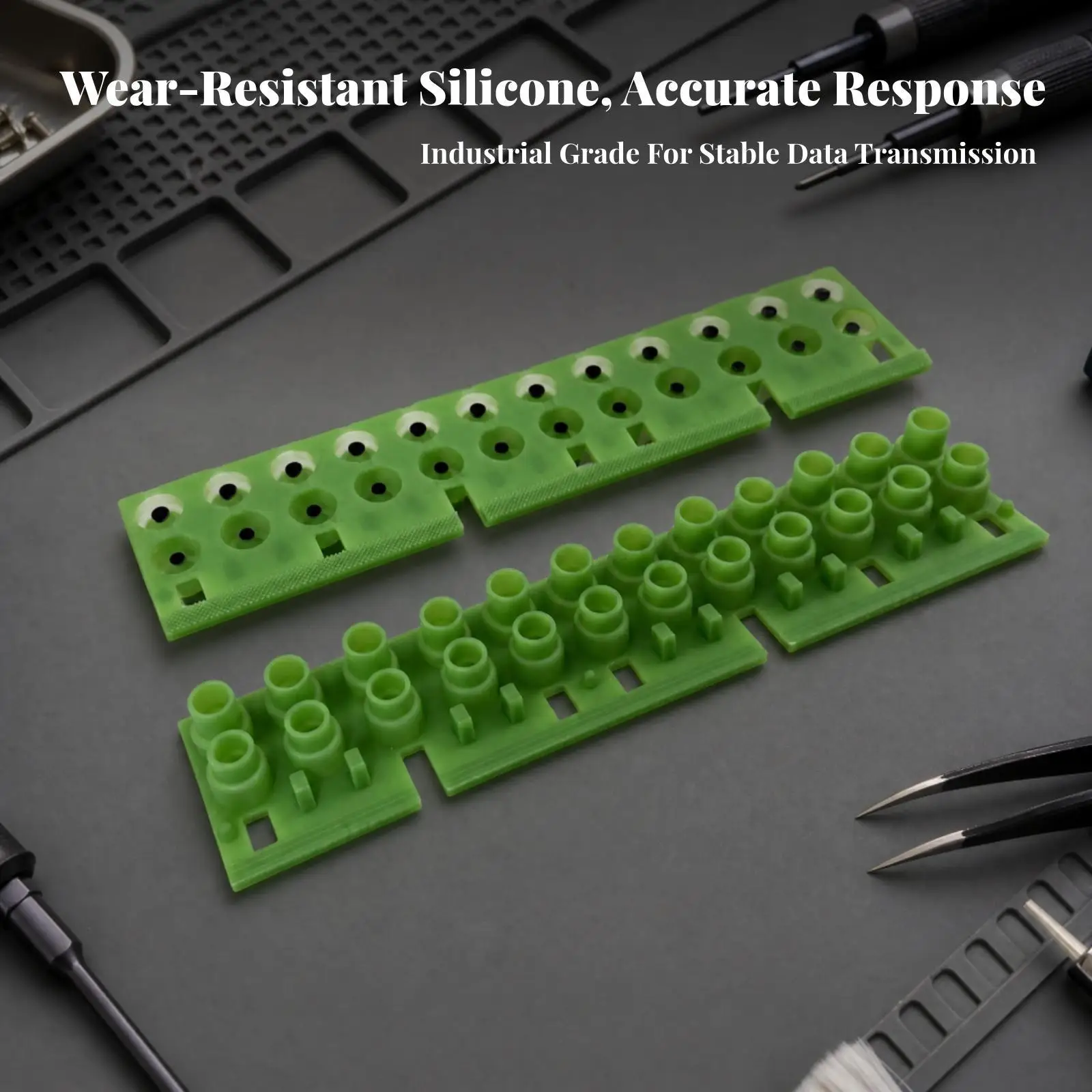 Electronic Keyboard Rubber Pad Strip Conductive Key Contacts Replacement for Piano Repair Service