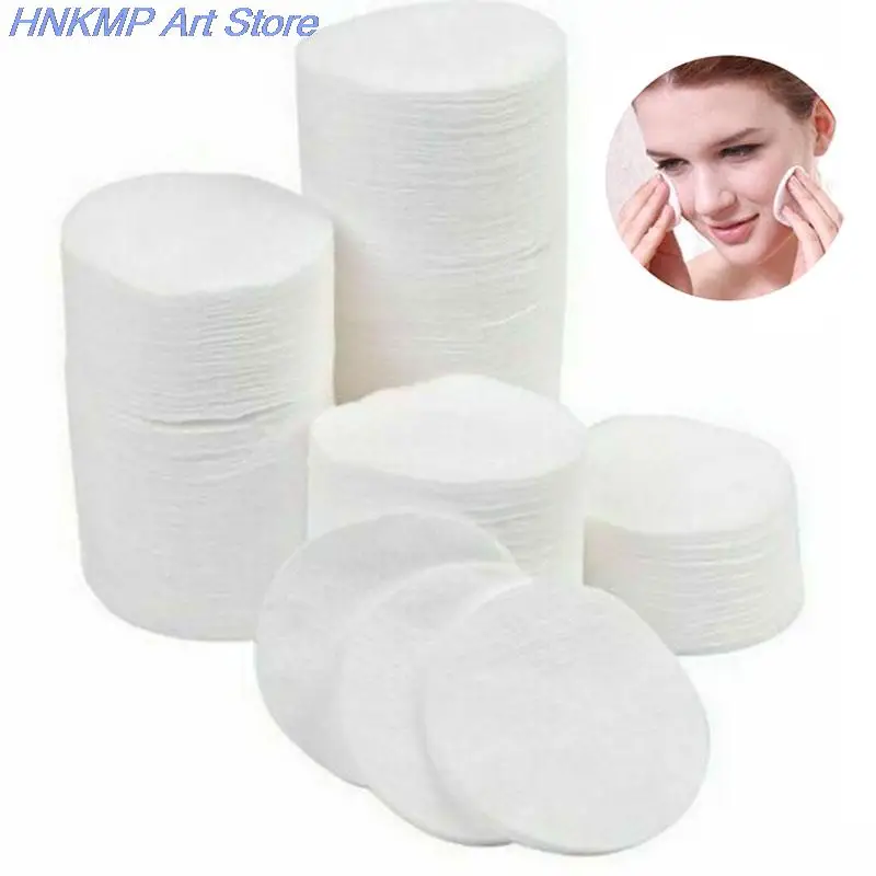 100 Stück/Packung Make-up kosmetische Watte pads Wisch pads Nail Art Reinigungs pads weich täglich liefert Gesichts Baumwolle Make-up Entferner Werkzeuge