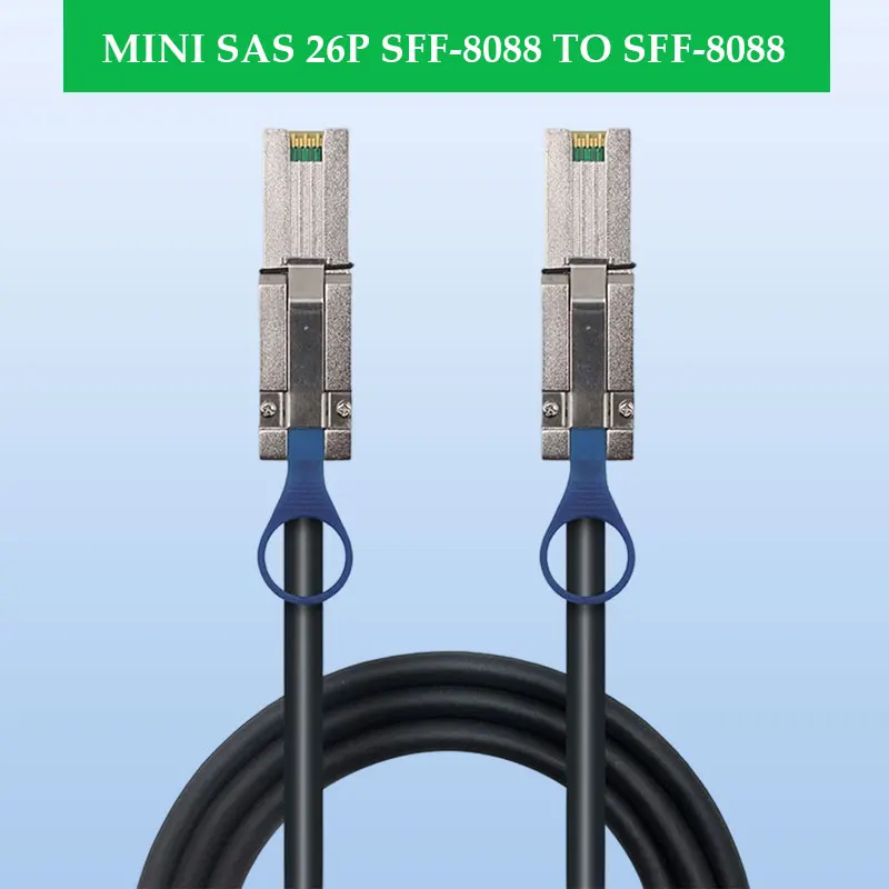 

ADT-Link MINI SAS 26P SFF-8088 TO SFF-8088 Серверный внешний высокоскоростной удлинительный кабель Дополнительно 0,5 м 1 м 2 м 3 м