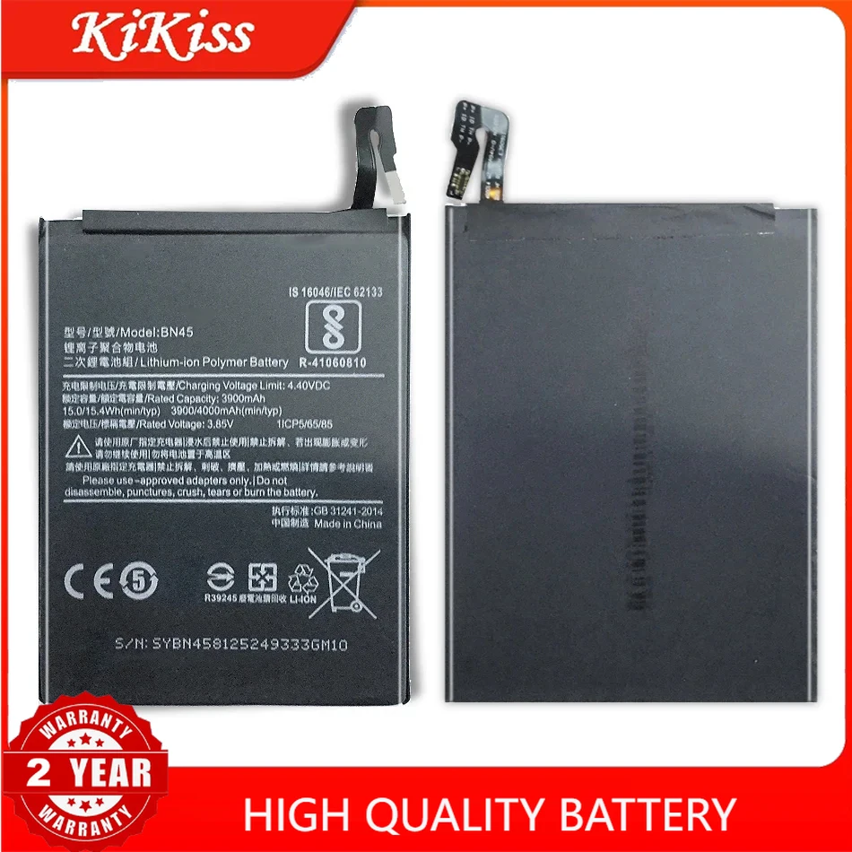 

BN45 4000mAh Battery For Xiaomi Redmi Note 5 Note5 BN 45 High Quality Phone Replacement Batteries Free Tools