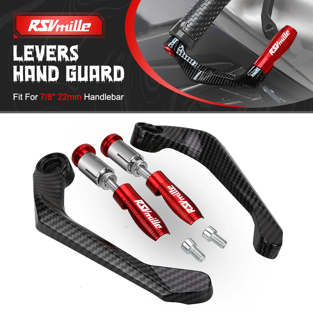 

For Aprilia RSV 1000 Mille R RSV MILLE /R 1999-2008 Handlebar Brake Clutch Lever Hand Guard Protector Accessories Handguard