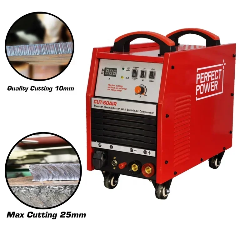 CUT-60AIR IGBT Inverter Plasma Cutting Machine Max 250With MMA Welders Built-in Air Compressor