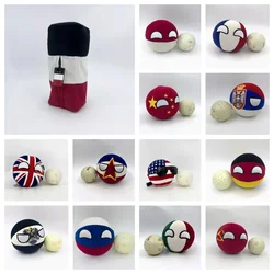 CountryBalls Plush Doll Germany USA Russia France UK Soviet Union Song Singing Music Bouncing Country Ball Polandball Toy Gift