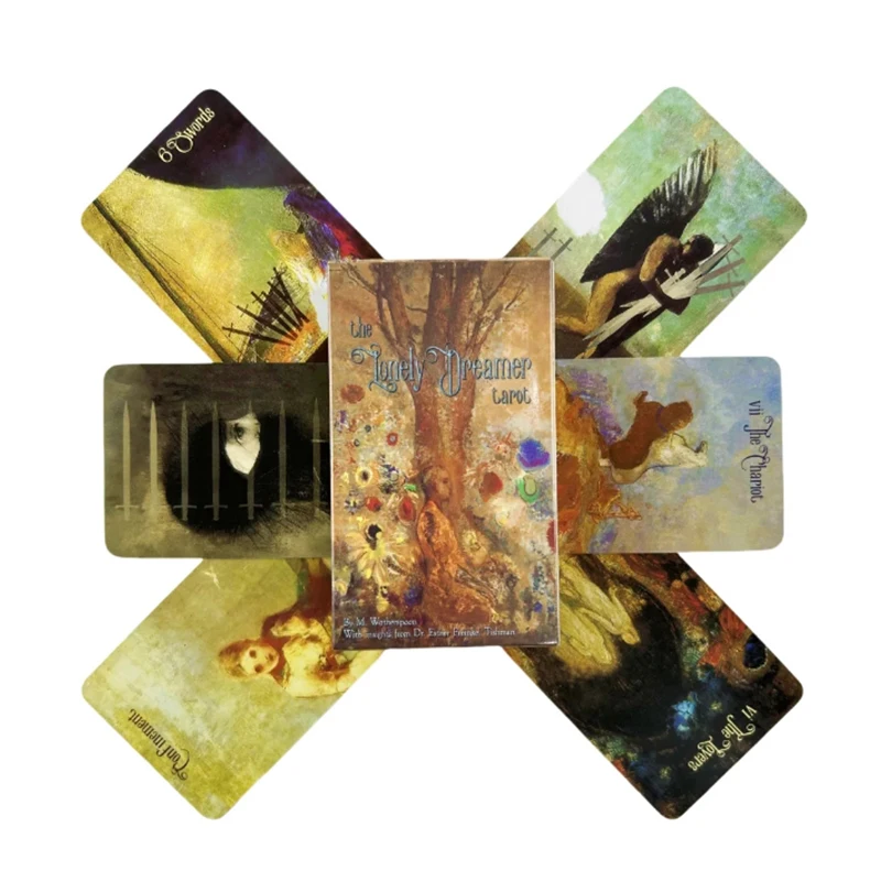 The Lonely Dreamer Tarot Kartenspiel Divination Deck Englische Versionen Edition Oracle Brettspiel Tischspiel für Party