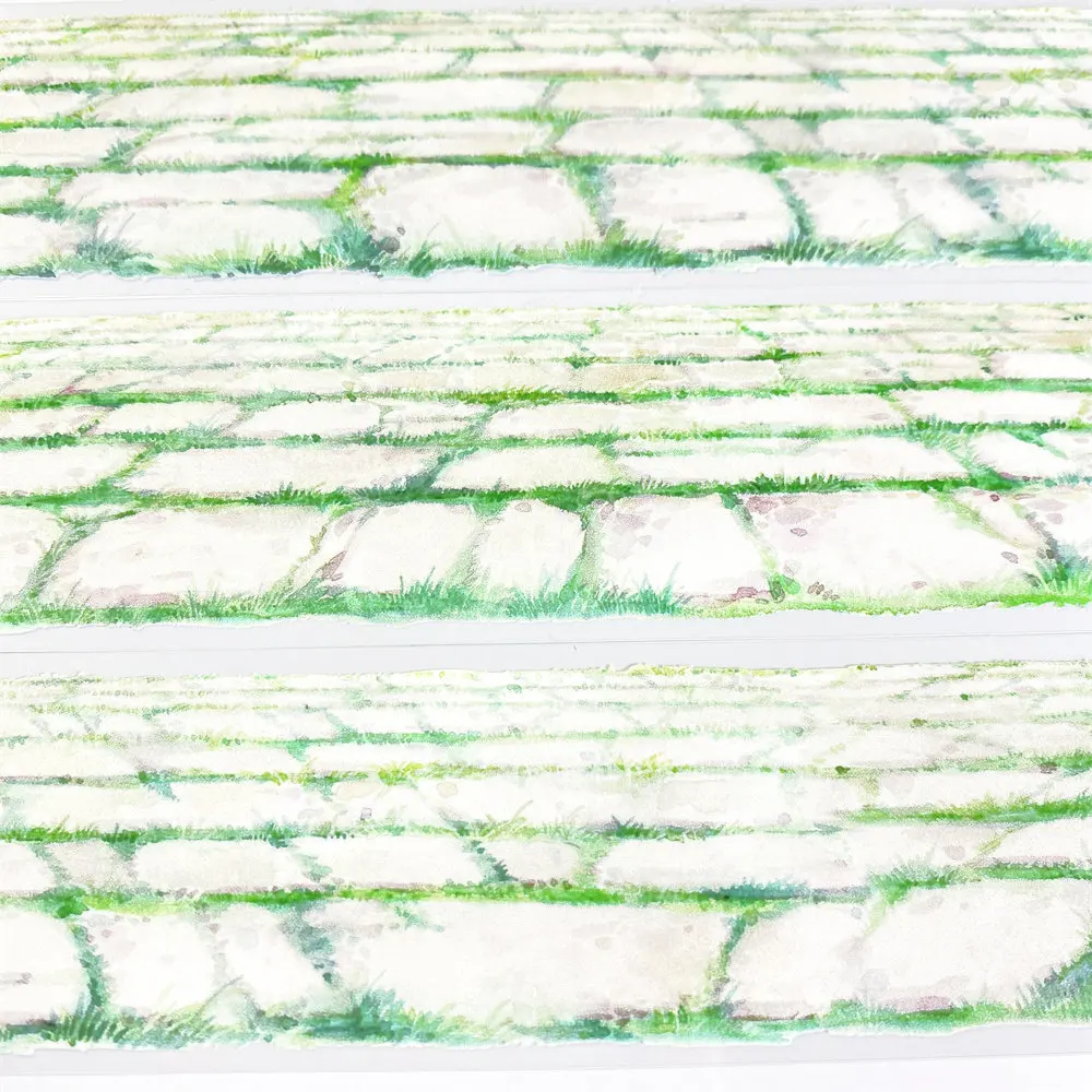 

Декоративная лента Washi Journal W30, серия Masonry Path 4, Ground Base Zero, для скрапбукинга, коллажей, DIY-наклеек