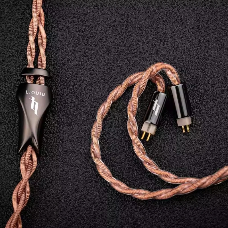 New LINKS Conti HIFI Headphone Upgrade Cable 24AWG Four-Strand Single Crystal Copper Balanced Upgrade Cable Gifts for Enthusiast